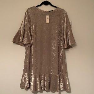 NEW Anthropologie velvet dress. NWT. Size M.